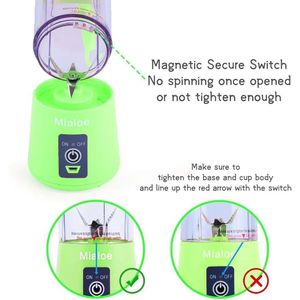 Mixeur portable, taille personnelle, mixeur de fruits et smoothies, mini presse-agrumes rechargeable par USB