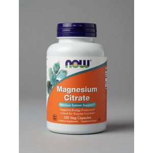 Citrate de Magnésium 400 mg (120 Capsules Végétales) - Soutien du Système Nerveux et Énergie