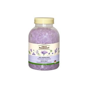 Green Pharmacy ملح الإستحمام   بخلاصة الخزامى يساعد في تقشير خلايا الجلد الميتة ويجعل البشرة ناعمة .ويخفف توثر العضلات ويقي من الإلتهابات و الطفح الجلدي