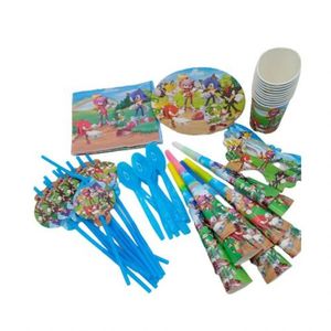 Generic PACK DE DECORATION D'ANNIVERSAIRE COMPLET 91 PIECES THEME FORTNITE  à prix pas cher