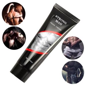 Super STRONG MAN - كريم مساج مرطب للعضو الذكري، 50 مل، للرجال، ناعم ومغذي.