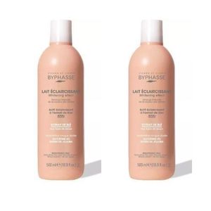 Byphasse Lait éclaircissant à l'extrait de blé (500ml.) x2