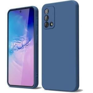 Case Coque Souple Liquid Silicone pour Oppo A74 4G bleu – Protection élégante et maniabilité