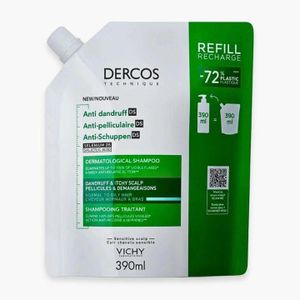 Vichy DERCOS ECO RECHARGE SHAMPOOING ANTIPELLICULAIRE CHEVEUX NORMAUX À GRAS 390ml