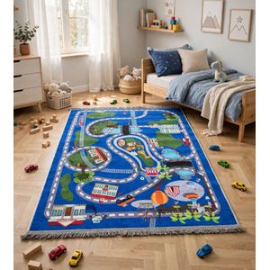 Tapis Enfant Antitache 1x1.5m – Lavable, Antidérapant et Facile à Vivre