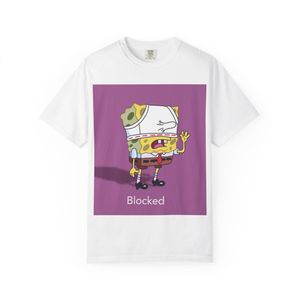CAPRI T-shirt Design BOB L'EPONGE & Unisexe en  100 % COTON blanc 