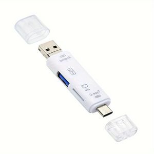 Lecteur de carte USB 3.0 multifonction 5 en 1,disque U,type C,micro USB,clé USB TF,clé USB SD,adaptateur