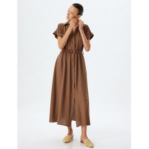 Koton Robe Pour Femme  - Marron