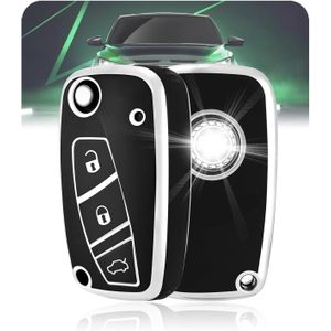 Coque Clé Voiture, Étui Cle Etui Clef Protecteur Cache Cles pour Qubo Ducato Idea Bravo Fiorino Stilo Doblo (couleur et design aléatoire)