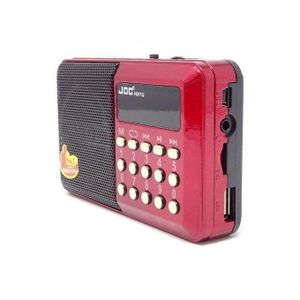 Joc  Radio FM USB Rechargeable – Mini Lecteur MP3 avec Carte Micro SD, Radio Portable et Son Clair