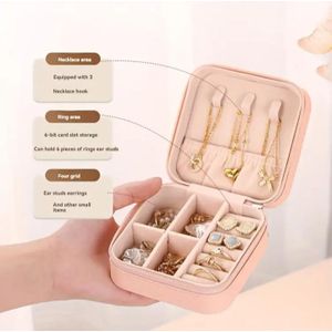 Boîte à bijoux multifonctionnelle, portable