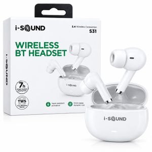 Écouteurs Bluetooth iSound Sans Fil – Jusqu’à 7H d’Autonomie, Écouteurs TWS avec Boîtier de Charge