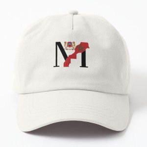 Morocco Casquette blanc  avec design unique  