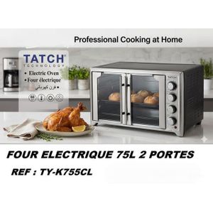 TATCH Four Électrique 75 Litres Double Porte - TY-K755CL
