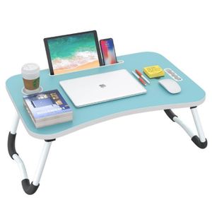 Table de Lit Pliante pour Ordinateur - Couleur et designe aleatoire 