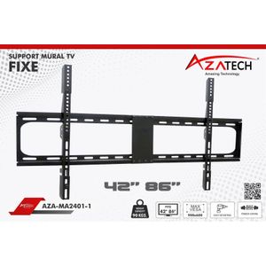 AZATECH Support TV Fixe Renforcé 42-86