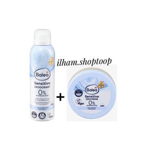 Balea Pack Sensitive Peaux sensibleS Sans Aluminium-Déodorant crème(50ml)+Déodorant Spray(200ml)
