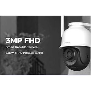 Skyworth كاميرا خارجية ذكية SKH-I63D4H2-4AWT (LC2308) – 3 ميجابكسل، رؤية ليلية بالألوان، دوران 360°، تتبع ذكي للبشر