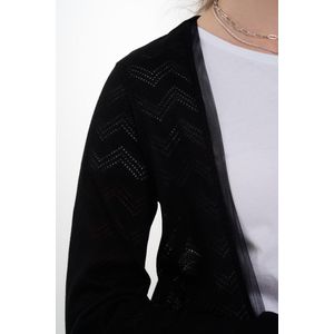 Marwa Gilet Maille Detail Zig Zag
