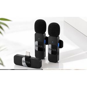 Boya  BY-V20 TPC – Microphone Sans Fil Double 2.4GHz USB-C pour Smartphone – Réduction de Bruit