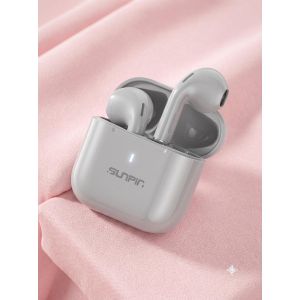 Écouteurs sans fil SUNPIN Air-111 - Design ergonomique, Son HiFi & Étui de charge type-C Gris