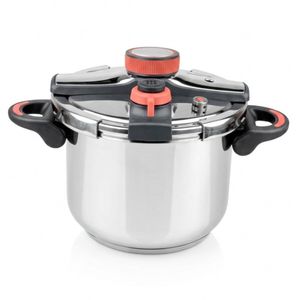 Cocotte autocuiseur en acier inoxydable 304  Capacité 4L – Compacte, rapide et sécurisée