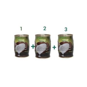 Hemani Huile coco 100% bio et naturel cosmétique et alimentaire / 400 ml x 3