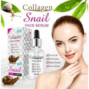 Collagen soins de la peau Escargot hydratant Exfoliant essence 100% Sérum de visage à base de plantes