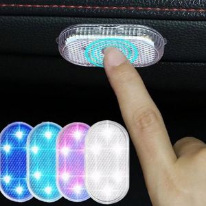 Voiture Mini Led Touch S Light Auto Sans Fil Lampe Ambiante Lumière de  Lecture De Nuit