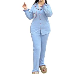 بيجامة قطنية كاجوال للسيدات بنسيج قابل للتنفس لراحة طوال اليوم