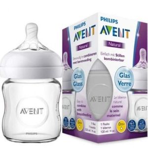 Avent : Biberon Natural en Verre anti-colique 1M+ 240 ml - Allobebe Maroc