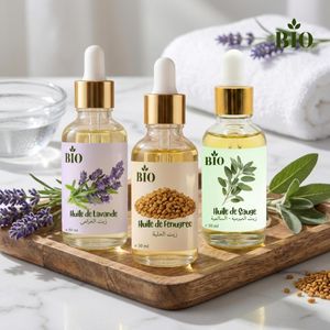 Bio Pack Bien-être 50 ml ,  Huiles végétales de qualité Organic pour le corps