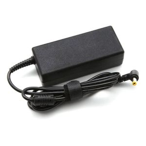 Chargeur Adaptateur Secteur pour PC Portable 19V 3.42A (65W) – Embout Coudé avec Filtre Anti-Parasite
