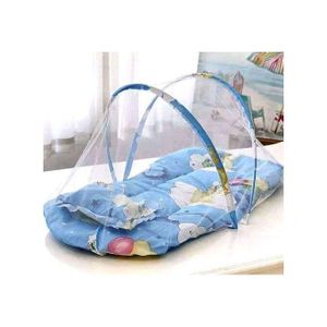 Moustiquaire Portable Bébé Pliable – Protection Anti-Moustiques avec Coussin Respirant, Sans Installation, Légère et Idéale pour Voyage, Camping et Maison