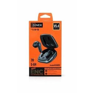 DINEX Écouteurs Sans Fil Bluetooth V5.4 - True Wireless - Réduction de Bruit ENC - Autonomie 7H