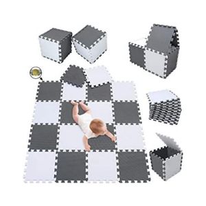 Generic tapis puzzle chambre enfants en peluche bébé 10 pcs à prix pas cher