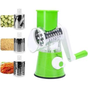 Râpe Multifonctionnelle 3 en 1 : Tranchez, Râpez et Broyez, Idéale pour vos Pommes de Terre et Légumes !