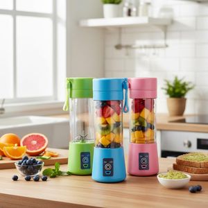 Mini Blender Portable Rechargeable USB  - Couleur Aléatoire