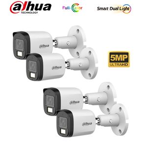 Dahua Pack 4 Camera de surveillance Extérieure 5MP HDCVI 2.8mm ColorVu (DH-HAC-B2A51P-U-IL) (Full Color)