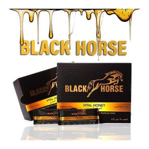 Miel BIack Horse Max énergie - miel bio de la collection Paramount avec Superbe d'abeille naturel et mélange d'herbes 100 % pures (paquet de 24 sachets)