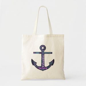 Nautical anchor tote Unique, haute qualité