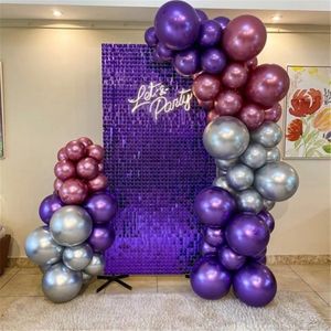 6 ballons violet pour décorer anniversaire au Maroc - HappyBox Maroc