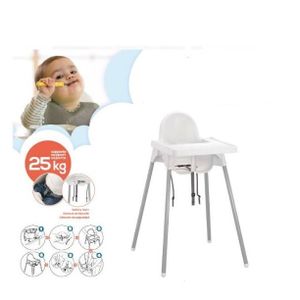Offre Toop Chaise haute pour Bébé Adaptée à La Table avec Ceinture De  Sécurité