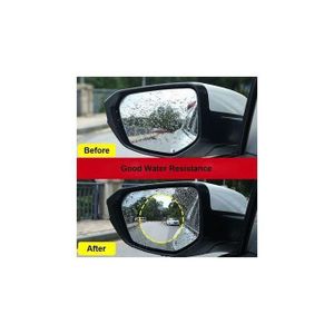 Film de protection Anti-buée pour rétroviseur de voiture, imperméable, 2 pièces