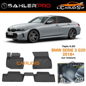 SAHLER حصائر أرضية 4.5D لبي إم دبليو الفئة 3 G20 مصممة خصيصًا بدون رائحة مقاومة للماء ومضادة للانزلاق