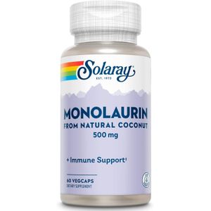 Solaray Monolaurin, 500 mg, 60 VegCaps