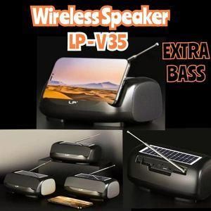 Haut-Parleur Bluetooth Portable LP-V35 – Son Stéréo, Extra Bass et Design Moderne