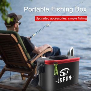 Seau de Pêche Professionnel Pliable en EVA – Sac à Poissons Vivants Haute Résistance (30cm) – Idéal pour Mer, Camping et Appâts – Étanche & Durable