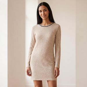 Marwa Robe Col À Strass