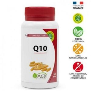 Mgd Coenzyme Q10 - 60 Gélules - Anti-Oxydant Pour le Corps et Bien-Etre pour le Coeur